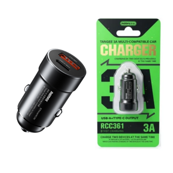 Remax USB+Type C Multi Car Charger RCC-361