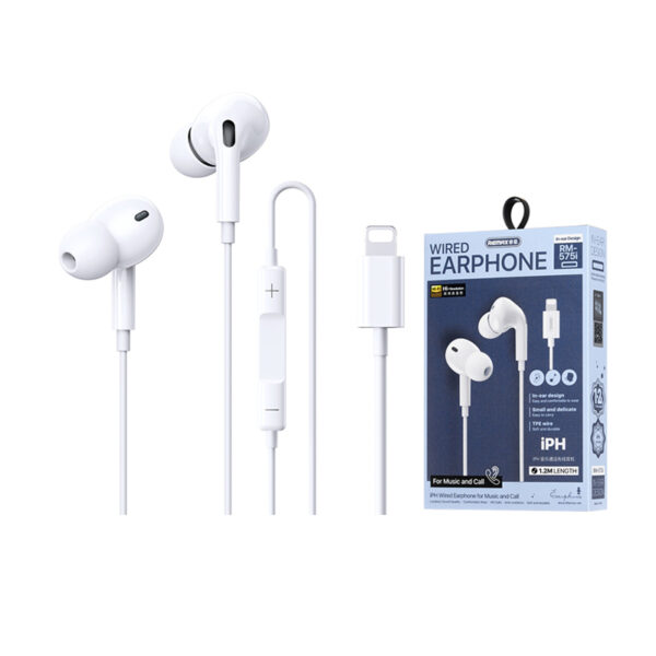 Remax Wired Earphones Lightning with Microphone RM-575i